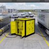 advanced integrated battery charging container