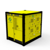 efficient mobile battery charging container