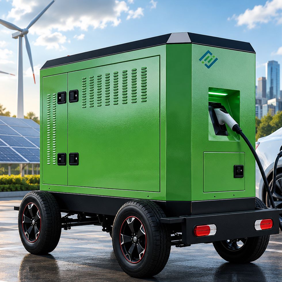 flexible mobile EV charging storage