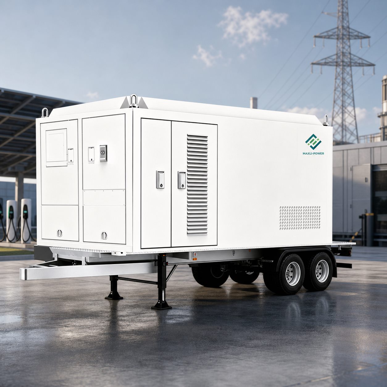 mobile battery energy storage charging system