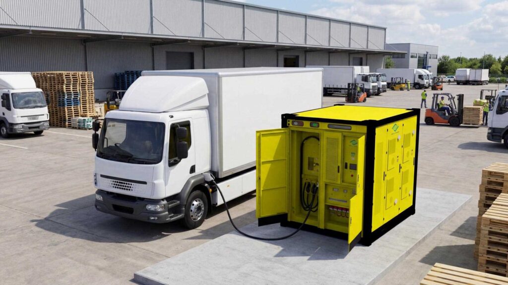 mobile battery storage container usage scenarios