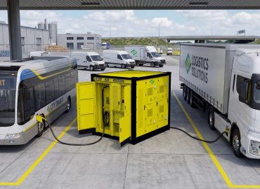 advanced integrated battery charging container