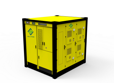 efficient mobile battery charging container